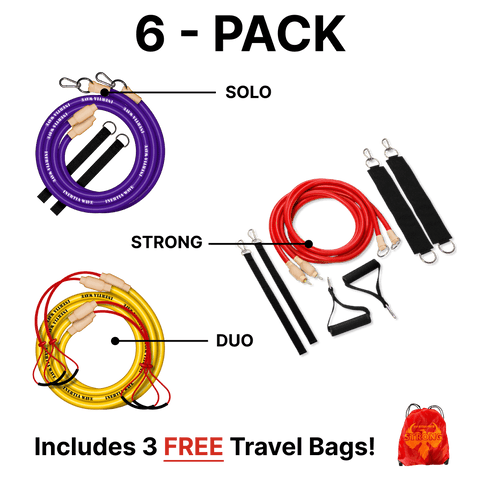 6-Pack Bundle: Inertia Wave Battle Ropes Alternative
