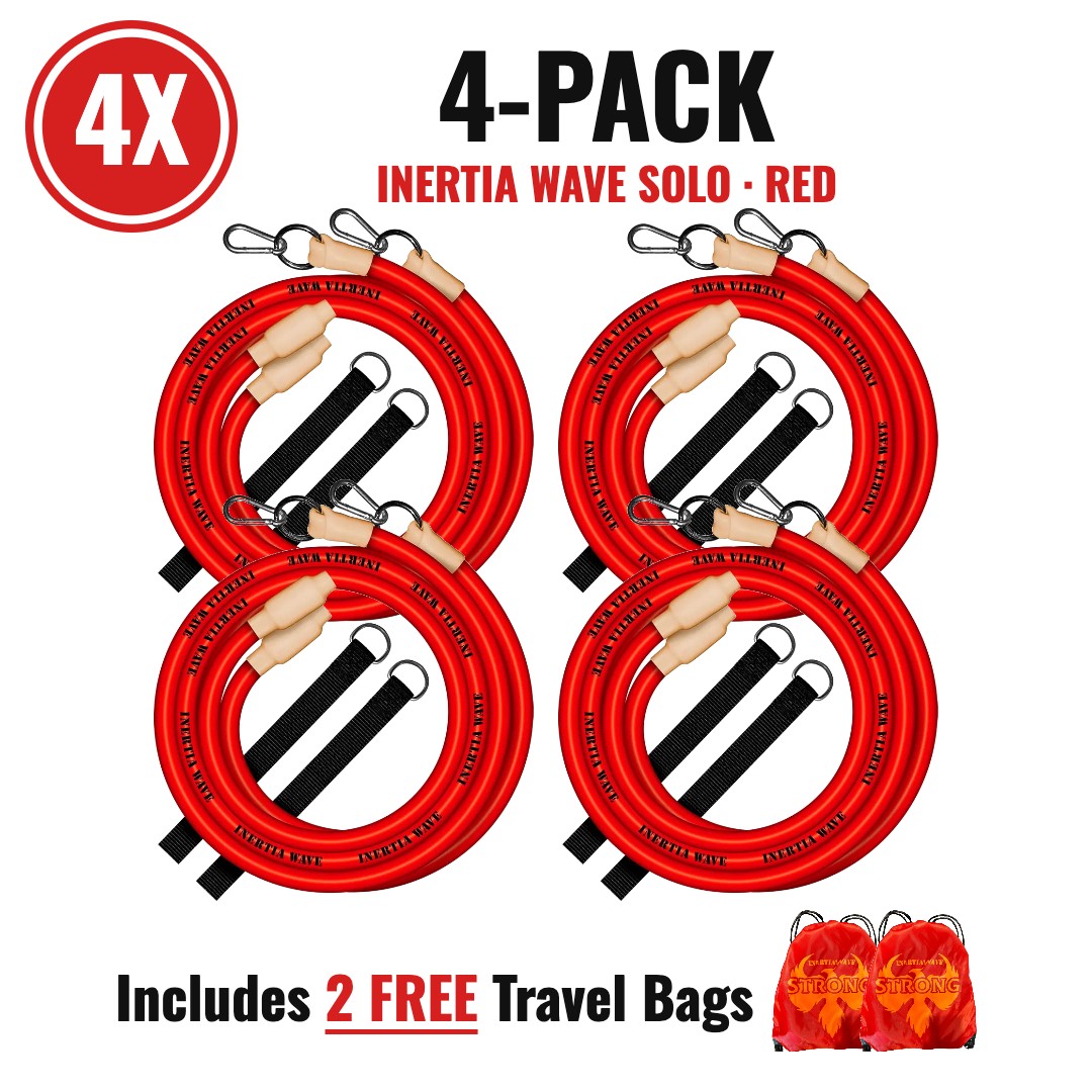 Inertia Wave SOLO 4-Pack Red